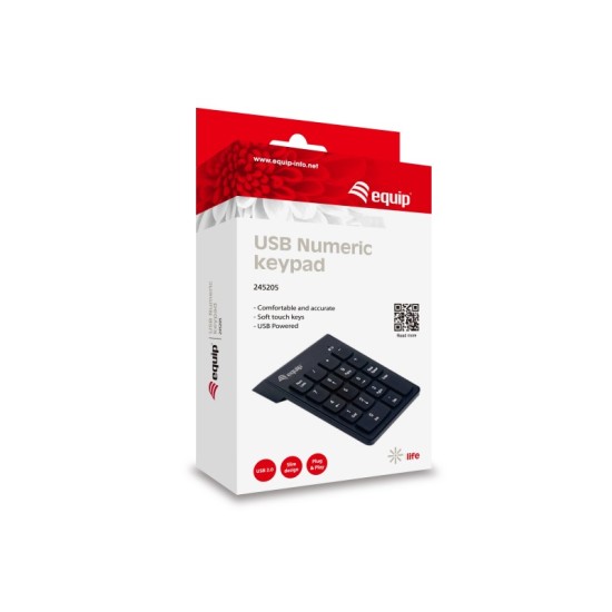 EQUIP USB NUMERIC KEYPAD SOFT TOUCH EQUIP USB NUMERIC KEYPAD SOFT TOUCH